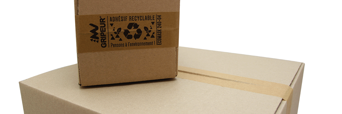 Ruban adhésif écologique d'emballage en kraft armé - LIMA Adhésifs